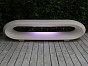 Светящаяся скамейка Loop Serralunga Италия, материал 3D пластик, доп. фото 1