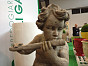 Скульптура Putto con Flauto su sfera Italgarden Италия, материал композитный мрамор, доп. фото 2