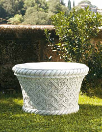 Подставка Cesta con fiori Italgarden Италия, материал композитный мрамор