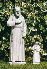 Cтатуя Padre Pio grande Italgarden Италия, материал композитный мрамор