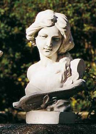 Украшение для сада Busto con cetra Italgarden Италия, материал композитный мрамор