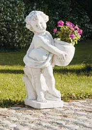 Садовая фигурка Angelico sx Italgarden Италия, материал композитный мрамор