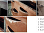 Колонна (5 контейнеров) ORTOVASO San Rocco Италия, материал глина Галестро, доп. фото 9