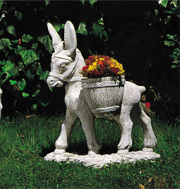 Садовая фигурка Asinello con gerle Italgarden Италия, материал композитный мрамор