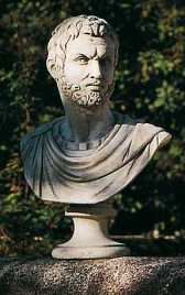 Украшение для сада Busto Imperatore Italgarden Италия, материал композитный мрамор