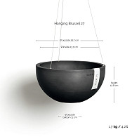 Кашпо Brussels подвесное