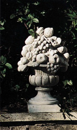 Украшение для сада Cesto frutta medio Italgarden Италия, материал композитный мрамор