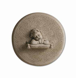 Украшение для сада Medaglione sonno Italgarden Италия, материал композитный мрамор